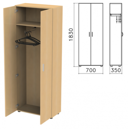 Шкаф для одежды Канц (700x350x1830 мм)